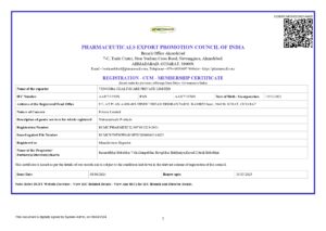 Registration-cum Membership Certificate